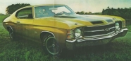 
Thumbnail image of a 1971 green and black Chevrolet Chevelle SS