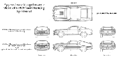 Thumbnail of a blueprint view of a 1969 Mustang Sportsroof